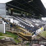 Schwing 34m Reach Concrete Boom Pump in operation at Fulham FC