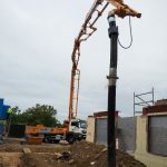 Cifa 36m concrete boom pump at work