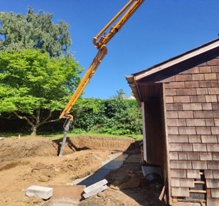 Cifa 36 Oxted - back of house foundations