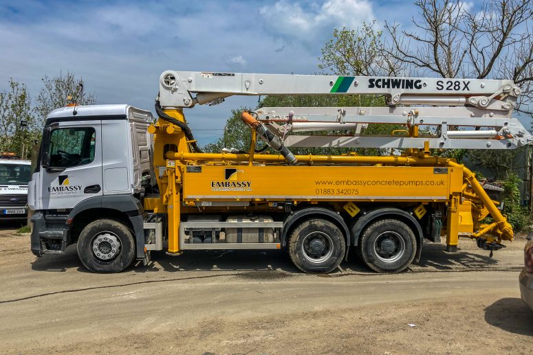  SCHWING S 28 X Concrete Boom Pump Hire 