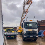 Embassy 28m pump pouring in Barking, Essex