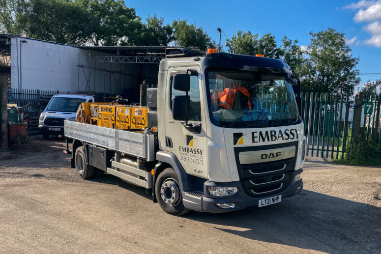  SCHWING 'Bulldog' Truck-Mounted Concrete Line Pump Hire 