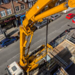 CIFA 36 pouring concrete slab in Croydon, London