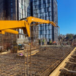 CIFA 36 pouring concrete slab in Croydon, London