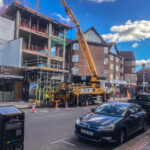 CIFA 36 pouring concrete slab in Croydon, London